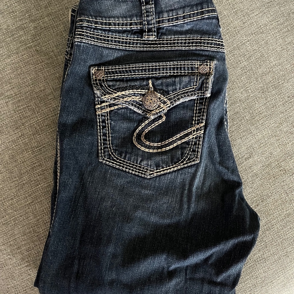 Silver suki capri, 30”.  21” inseam